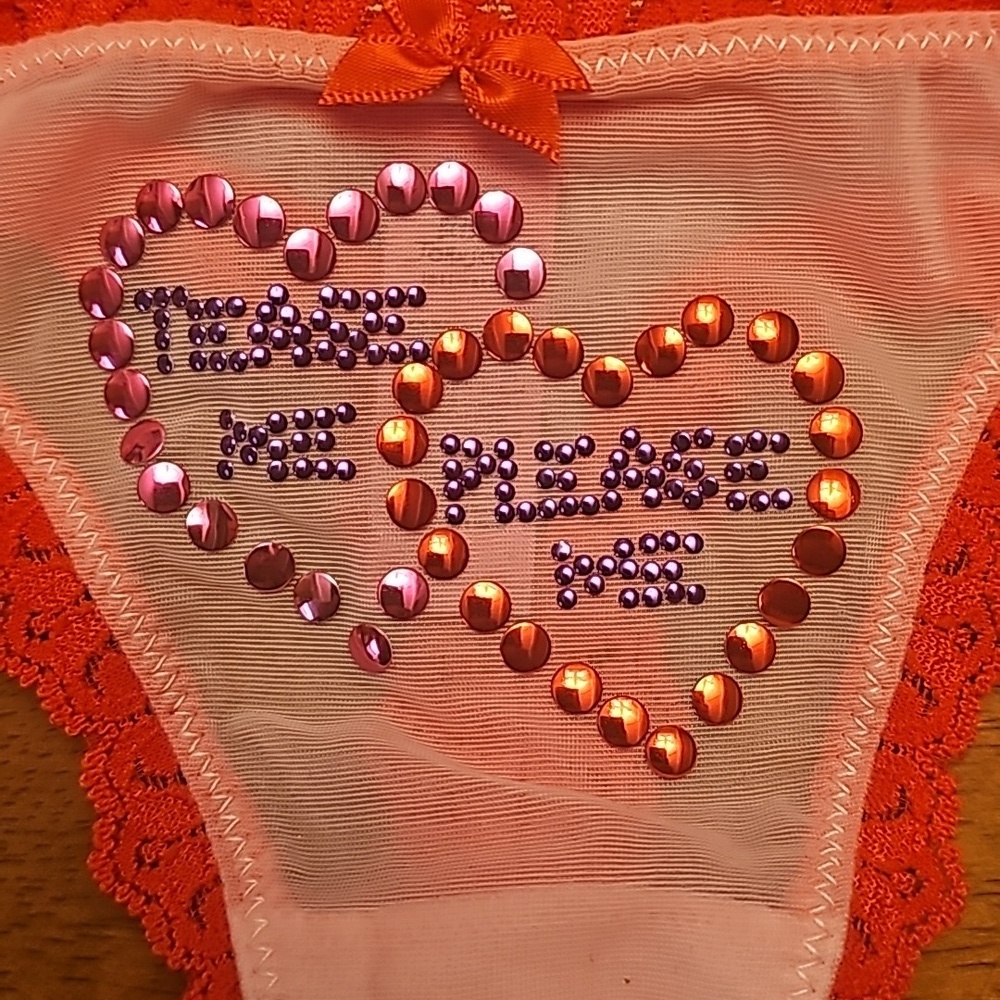 Intimates, red, sheer, lace, tease, wedding, valentines, small, panties, y2k
